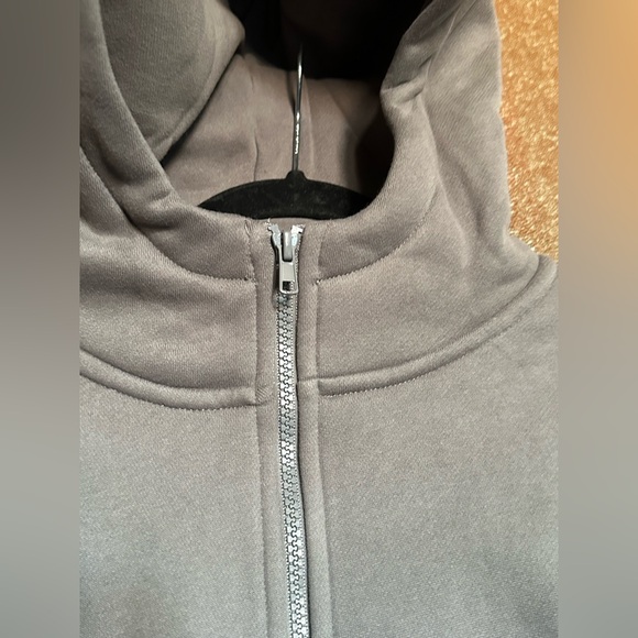 Comfrt Unisex Cloud Zip-Up Hoodie Color Gray Size Large - Picture 7 of 14